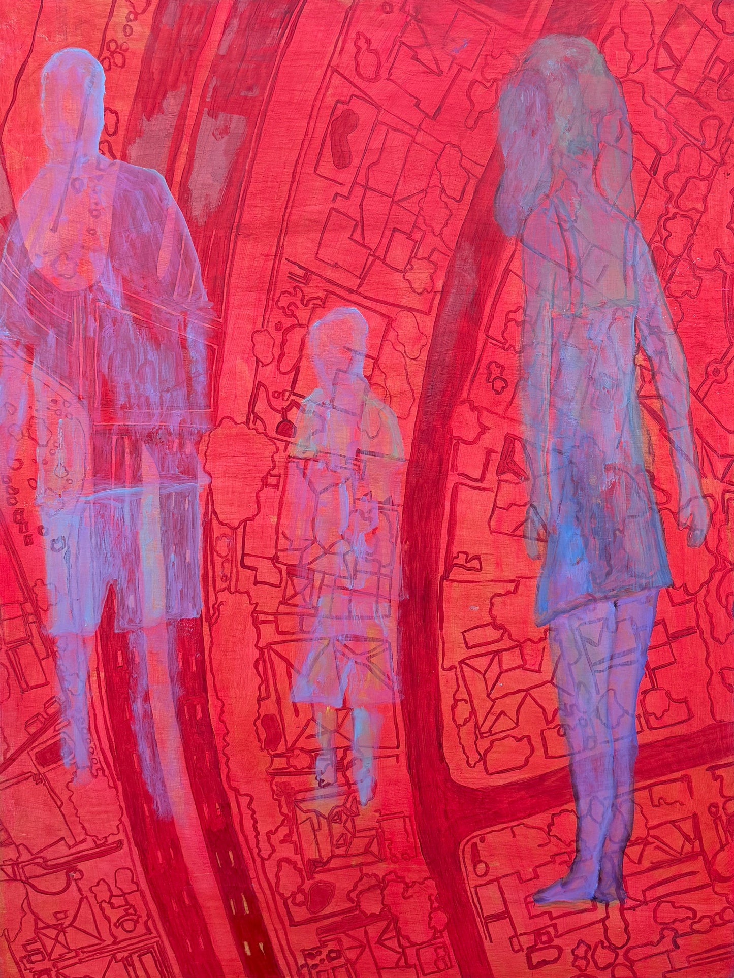 “memory remains on google earth” print