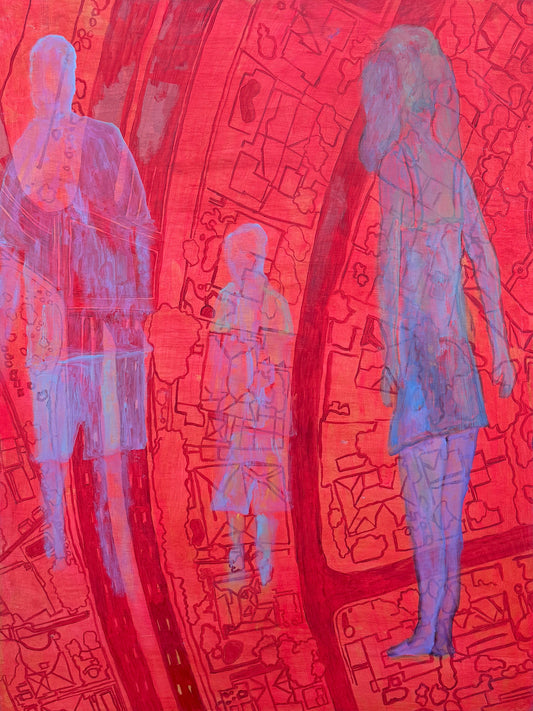 “memory remains on google earth” print